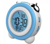 Daewoo DCD-220BL despertador Reloj despertador digital Azul, Blanco