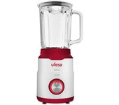 Ufesa BS4790 Activa 1,5 L Batidora de vaso 600 W Rojo, Transparente, Blanco