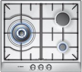 Bosch PCC615B80E hobs Plata Integrado Encimera de gas 3 zona(s)