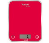 Tefal Optiss Rojo Rectángulo Báscula electrónica de cocina