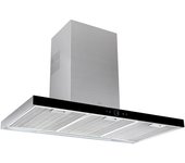 Campana decorativa Teka DLH 986 T | Negro | Acero inoxidable | 701 m³/h