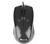 NGS Black Mist ratón mano derecha USB tipo A Óptico 800 DPI