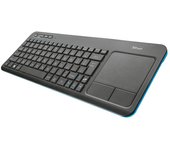 Trust MULTIMEDIA INALAMBRICO WRLS teclado Juego RF inalámbrico QWERTY Inglés Negro