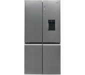 Haier Cube 90 Serie 5 HTF-520IP7 nevera puerta lado a lado Independiente 525 L F Platino, Acero inoxidable