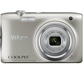 Nikon COOLPIX A100, Case, Selfie stick 1/2.3" Cámara compacta 20,1 MP CCD 5152 x 3864 Pixeles Plata