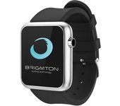 Brigmton BWATCH-BT3N Relojes inteligentes y deportivos 3,66 cm (1.44") 128 x 128 Pixeles Pantalla táctil Plata