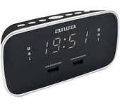 Aiwa CRU-19BK despertador Reloj despertador digital Negro