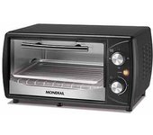 Mondial FR13 horno tostador 10 L 650 W Negro, Acero inoxidable Parrilla