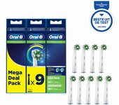 Oral-B CrossAction 80339536 cepillo de cabello 9 pieza(s) Blanco