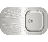 Teka Stylo 1C 1E Lavabo sobre-encimera Rectangular Acero inoxidable