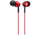 Auriculares botón SONY MDREX110PR color rojo
