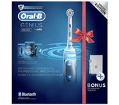 Oral-B Genius 80326257 cepillo eléctrico para dientes Adulto Cepillo dental oscilante Plata, Blanco