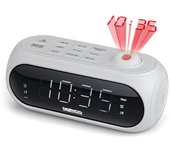 Radio Despertador Daewoo DCP-490W | Reloj Digital | Blanco