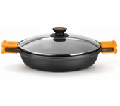 BRA Efficient A270532 bandeja de horno 5 L Alrededor Aluminio forjado Cazuela para hornear