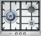 Bosch PCC615B90E hobs Plata Integrado Encimera de gas 3 zona(s)