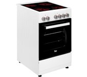 Teka FS 502 4VE Cocina independiente Eléctrico Cerámico Blanco