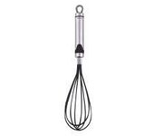 Bergner BG-3333 batidor Batidor de varillas Nylon, Acero inoxidable Negro, Metálico
