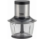 Beko CHG7402X picadora eléctrica de alimentos 1 L 400 W Negro, Acero inoxidable, Transparente