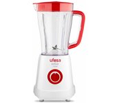 Ufesa BS4707 1,5 L Batidora de vaso 500 W Rojo, Blanco