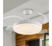 Ventilador led aspas retráctiles venturi cct dim (36w)
