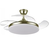 Ventilador led aspas plegables tridente cct dim (59w)