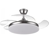 Ventilador led aspas plegables tridente cct dim (59w)