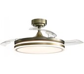 Ventilador led aspas plegables moss cct dim (72w)