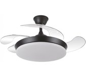 Ventilador led aspas plegables tridente mini cct dim (59w)