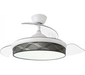 Ventilador led aspas plegables moda mini tetris (72w)