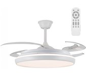 Ventilador led con aspas retráctiles michu l cct dim (80w)