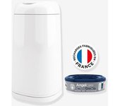 Cubo de basura para pañales Dress up ANGELCARE blanco claro liso