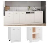 vidaXL Armario Inferior De Cocina Madera Contrachapada 60x46x81.5 Cm