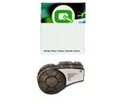 Q-Nomic M21-375-423 cinta de poliéster permanente negro sobre blanco 9,53 mm x 6,40 m