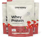OnEnergy 3x Proteínas de suero de leche - fresa, en total 3000 g