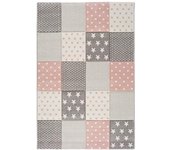 Atticgo Alfombra infantil en rosa 120x170 cm
