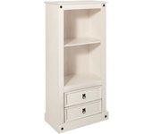 Loft24 Librería con 2 puertas lacado blanco