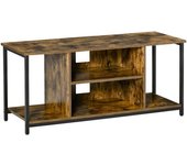 Homcom Mueble de tv marrón 110 x 40 x 50 cm
