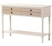 Adda Home Consola blanco de madera 107x38x75cm