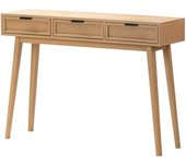 Adda Home Consola marron de madera 106x30x75cm