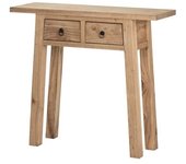 Adda Home Consola natural de madera 90x30x80cm