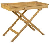 Wanderlust deco Mesa de madera marrón 95,5x50,5x79,5