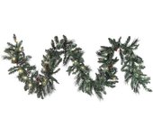 Beliani Guirnalda led verde blanco 270 cm
