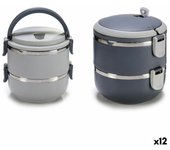 Kinvara Fiambrera 1,5 L 14,5 x 15,3 x 16 cm (12 Unidades)