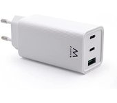 Ewent EW1323 cargador de dispositivo móvil Universal Blanco Corriente alterna Carga rápida Interior