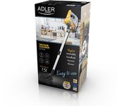 Adler AD 7036 Aspirador Escoba, 800 W, 1.5 Liters, Gris Y Amarillo