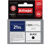 Activejet Tinta AH-21RX (repuesto HP 21XL C9351A; Premium; 20 ml; negro)