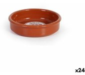 Cazuela azofra barro cocido 11,5 x 11,5 x 3 cm (24 unidades)
