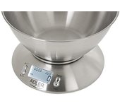 Adler AD 3166 báscula de cocina Acero inoxidable, Blanco Encimera Alrededor Báscula electrónica de cocina