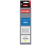 Activejet Botella de tinta AE-664Y para impresora Epson, Recambio Epson T6644; Supreme; 100 ml; amarillo