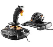 Thrustmaster T-16000M FCS Hotas Negro, Naranja USB Palanca de mando Analógico/Digital MAC, PC